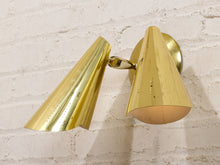 Load image into Gallery viewer, Vintage Mid-Century Dual Sconce