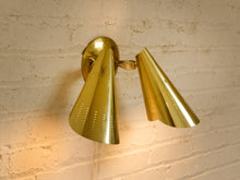 Load image into Gallery viewer, Vintage Mid-Century Dual Sconce