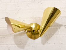 Load image into Gallery viewer, Vintage Mid-Century Dual Sconce