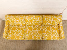 Load image into Gallery viewer, Yellow Floral Sofa as found