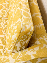 Load image into Gallery viewer, Yellow Floral Sofa as found