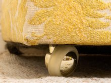 Load image into Gallery viewer, Yellow Floral Sofa as found