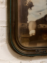 Load image into Gallery viewer, Portrait in Oval Antique Framed Convex Glass Baby Portrait