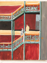 Load image into Gallery viewer, Painting of The Meeting, Acrylic Canvas by Alyssa Rivera