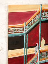 Load image into Gallery viewer, Painting of The Meeting, Acrylic Canvas by Alyssa Rivera