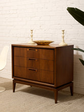 Load image into Gallery viewer, Lowboy 3 Drawer Chest of Drawers