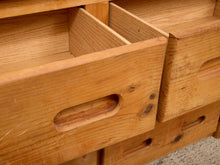 Load image into Gallery viewer, Pine Rustic Primitive 6 Drawer Dresser