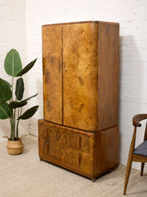Load image into Gallery viewer, 1930’s Art Deco Burr Walnut Compactum Wardrobe