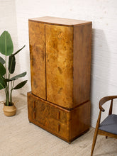 Load image into Gallery viewer, 1930’s Art Deco Burr Walnut Compactum Wardrobe