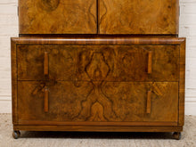 Load image into Gallery viewer, 1930’s Art Deco Burr Walnut Compactum Wardrobe