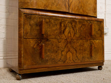 Load image into Gallery viewer, 1930’s Art Deco Burr Walnut Compactum Wardrobe