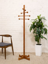 Load image into Gallery viewer, Vintage Danish Teak Coat Rack