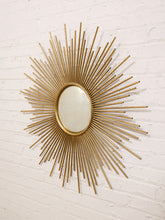 Load image into Gallery viewer, Gold Sunburst Mirror