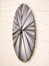 Load image into Gallery viewer, Contemporary Clock, Abstract, Art, Folded Illusion