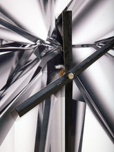 Load image into Gallery viewer, Contemporary Clock, Abstract, Art, Folded Illusion