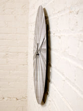 Load image into Gallery viewer, Contemporary Clock, Abstract, Art, Folded Illusion