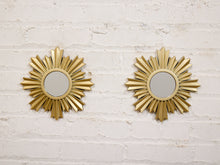 Load image into Gallery viewer, Pair of Sunburst Mirrors