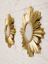 Load image into Gallery viewer, Pair of Sunburst Mirrors