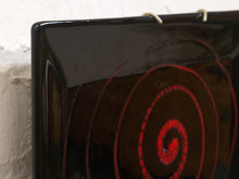 Load image into Gallery viewer, Black Vintage Tray Hangs on Wall as Art