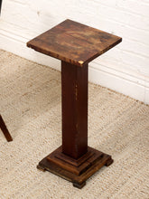 Load image into Gallery viewer, Primitive Vintage Pedestal