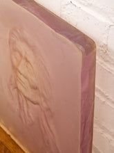 Load image into Gallery viewer, A vintage Textured Sculpture featuring an Indigenous Portrait Encased Resin