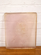 Load image into Gallery viewer, A vintage Textured Sculpture featuring an Indigenous Portrait Encased Resin