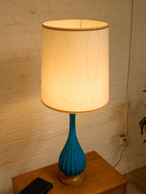 Load image into Gallery viewer, Turquoise Vintage Lamp