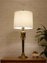 Load image into Gallery viewer, Neoclassical Brass Table Lamp