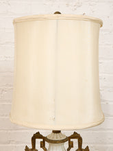 Load image into Gallery viewer, Empire White and Bronze Classical Table Lamp