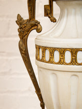 Load image into Gallery viewer, Empire White and Bronze Classical Table Lamp