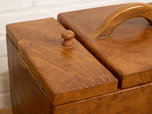 Load image into Gallery viewer, Vintage Myrtlewood Sewing Box