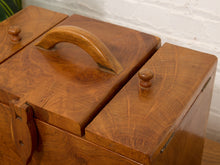 Load image into Gallery viewer, Vintage Myrtlewood Sewing Box