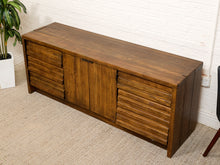 Load image into Gallery viewer, Oak Vintage Dresser with Doors