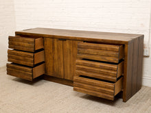 Load image into Gallery viewer, Oak Vintage Dresser with Doors