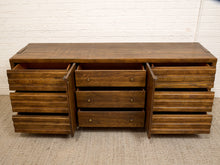 Load image into Gallery viewer, Oak Vintage Dresser with Doors