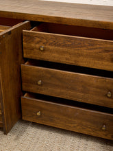 Load image into Gallery viewer, Oak Vintage Dresser with Doors
