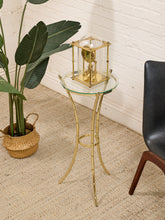 Load image into Gallery viewer, Tall Brass Bamboo Regency Table