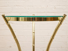 Load image into Gallery viewer, Tall Brass Bamboo Regency Table