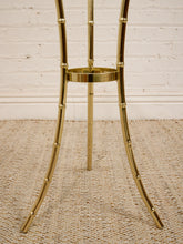Load image into Gallery viewer, Tall Brass Bamboo Regency Table