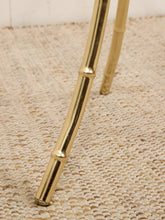 Load image into Gallery viewer, Tall Brass Bamboo Regency Table