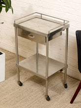 Load image into Gallery viewer, Stainless Steel Vintage Medical Cart