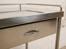 Load image into Gallery viewer, Stainless Steel Vintage Medical Cart