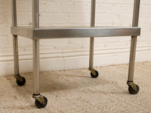 Load image into Gallery viewer, Stainless Steel Vintage Medical Cart