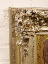 Load image into Gallery viewer, Rose Study by Spencer Collins Textured Abstract Floral Painting in Ornate Silver Frame