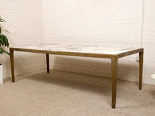 Load image into Gallery viewer, Rustic Marble Dining Table as Found