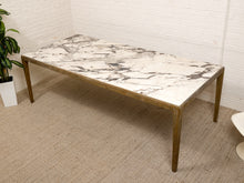 Load image into Gallery viewer, Rustic Marble Dining Table as Found