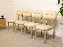 Load image into Gallery viewer, Chrome Vintage Dining Chairs