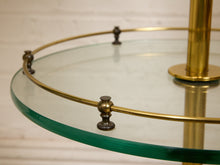 Load image into Gallery viewer, Brass Floor Lamp with Table