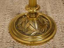 Load image into Gallery viewer, Brass Floor Lamp with Table