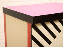 Load image into Gallery viewer, 90's Style Hand Painted Nightstand